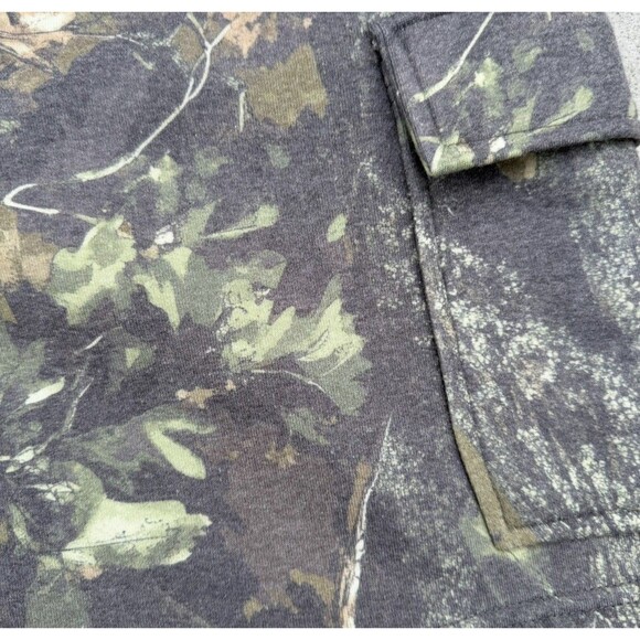 & Everything Men's Athletic Soft Fleece Camo Pattern Cotton Blend Sweat Shorts S - Picture 3 of 6